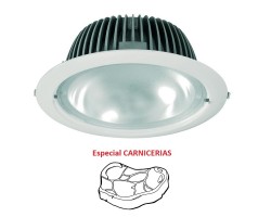 Downlight LED Redondo Blanco 230mm 30W, corte 185mm, Especial Carne